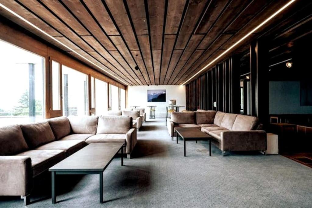Small But Wow! Studio With Pool @ The Central Lake Crans-Montana Extérieur photo