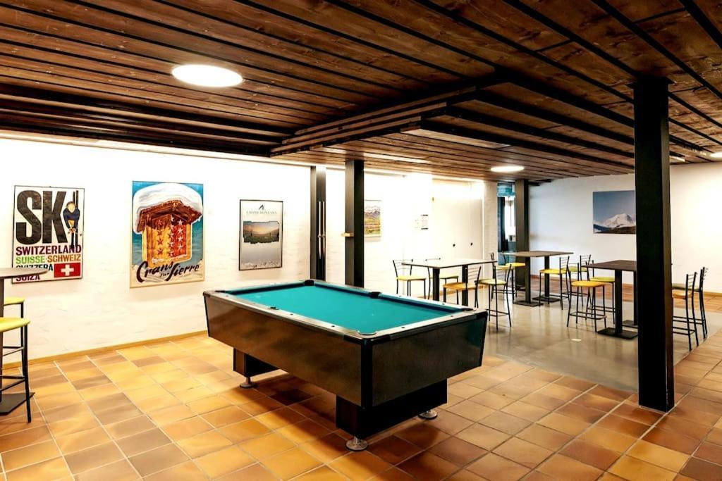 Small But Wow! Studio With Pool @ The Central Lake Crans-Montana Extérieur photo